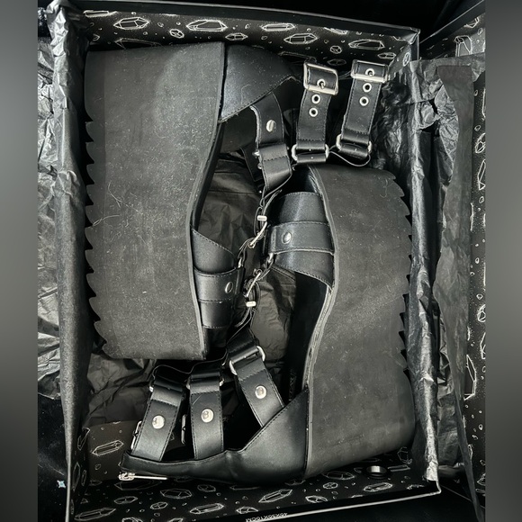 Killstar, Death Valley platform sandals - Picture 4 of 5